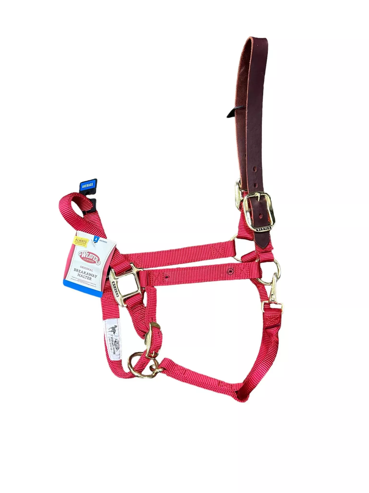 Weaver Breakaway Halter - Red AVG - USED