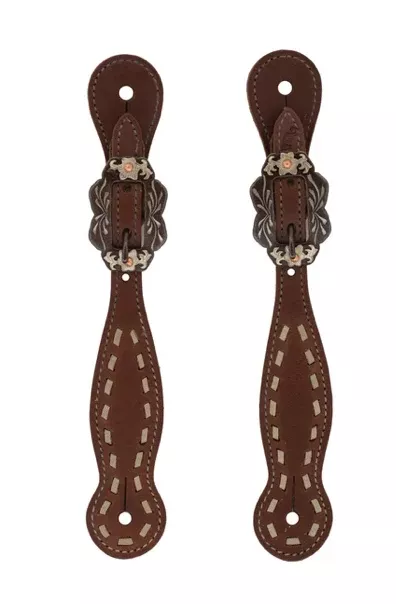 Weaver Buckstitch Spur Straps Oiled Hermann Oak From Dusk Collection