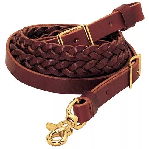 Weaver Classic 3-Plait Roper Reins, 5/8"