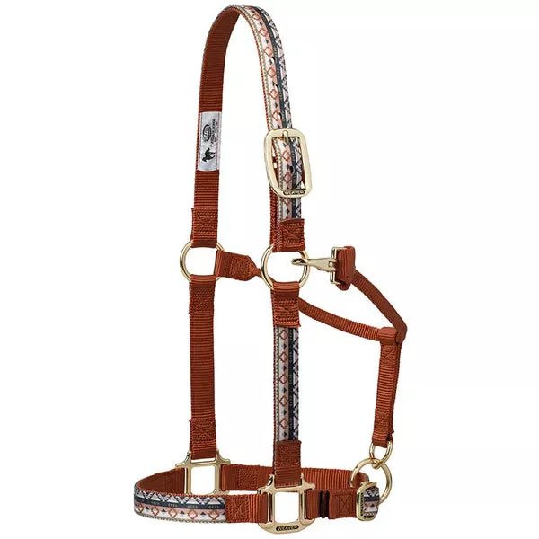 Weaver Leather Patterned Adjustable Halter Trekking West