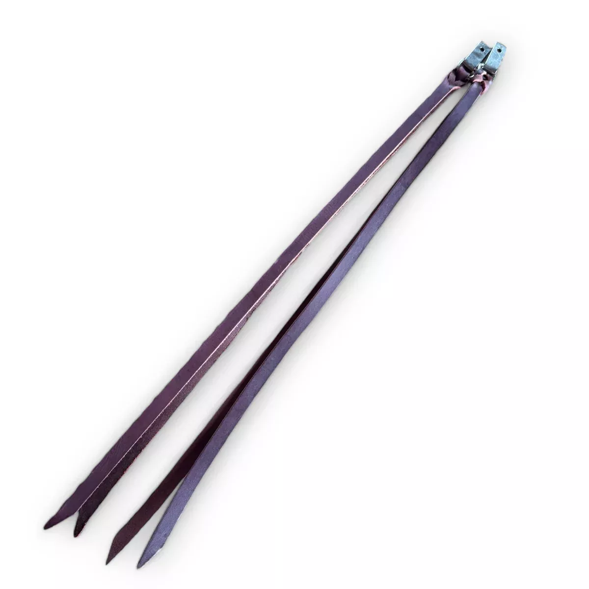 WEAVER LEATHER SADDLE STRINGS WITH CLIPS AND DEES 5/8" - BURGUNDY