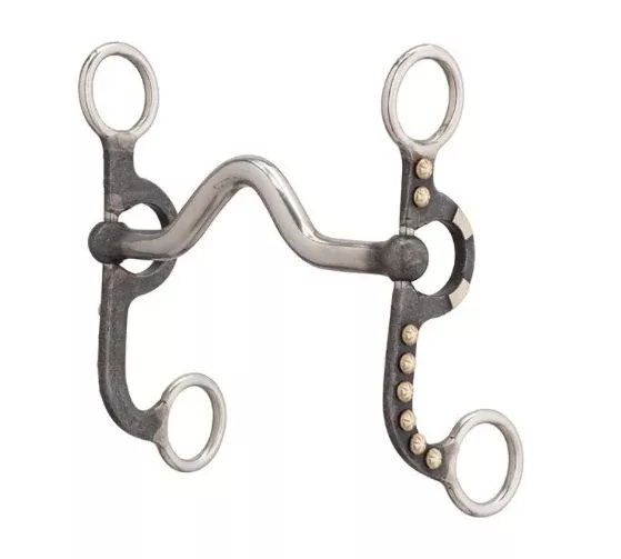 Weaver Medium Buffed Black Port Mouth 4-5 /8