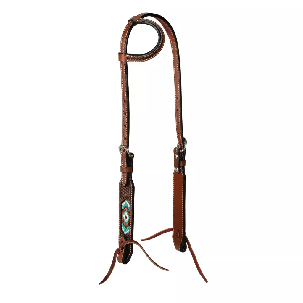 Weaver Sliding Ear Beaded Headstall