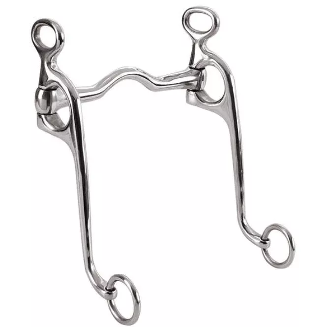 Weaver Walking Horse Bit, 5" Low Port Mouth