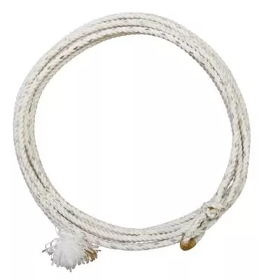 Weaver Waxed Nylon Ranch Rope with Rawhide Burners - 7/16" x 30'