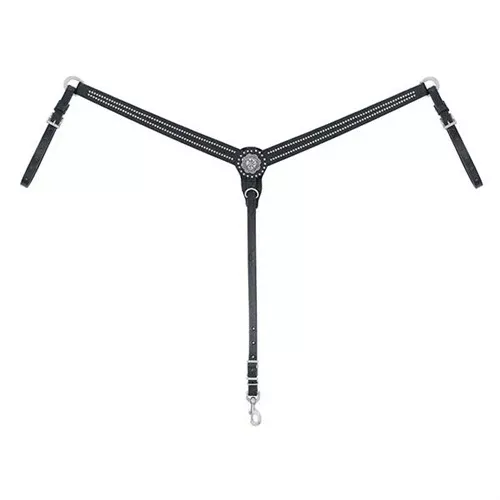 WeaverBack in Black Tapered Breast Collar