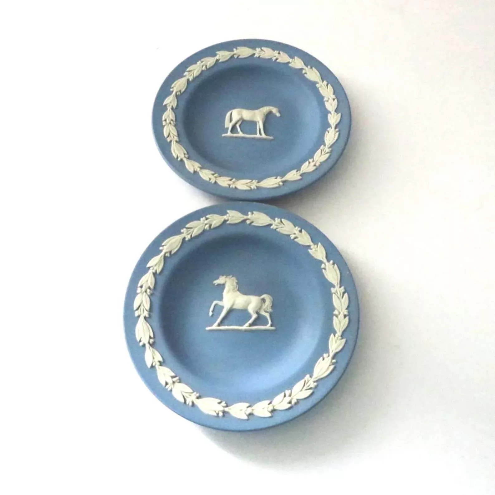 Wedgewood Jasperware Equestrian Pin Dishes