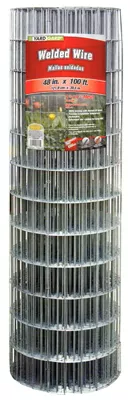 Welded Wire, 48"x100', 2"x4" Squares, 14GA