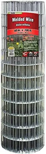 Welded Wire, 48"x50', 2"x4" squares, 14GA