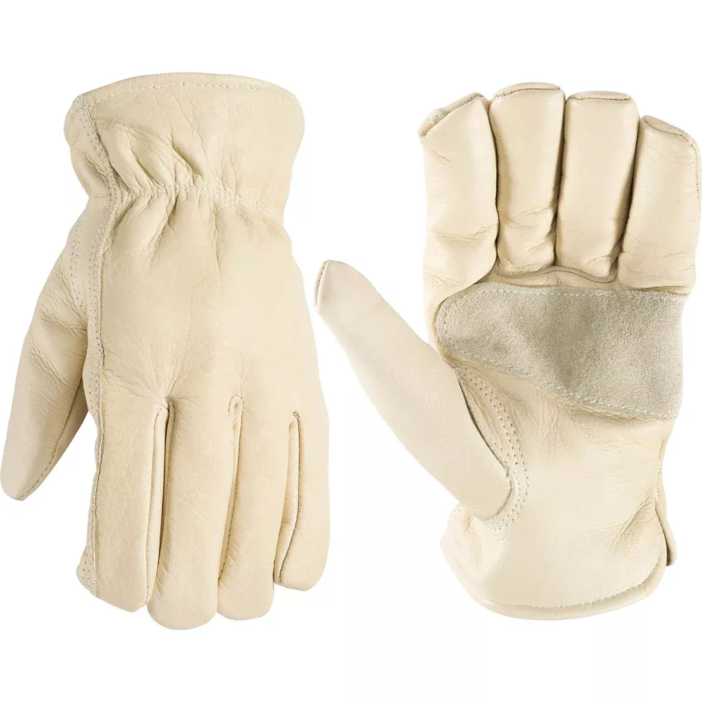 Wells Lamont Men's Cowhide Slip-On Work Gloves, XL