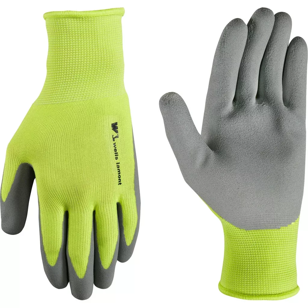 Wells Lamont Men's Hi-Visibility Latex Glove, Large