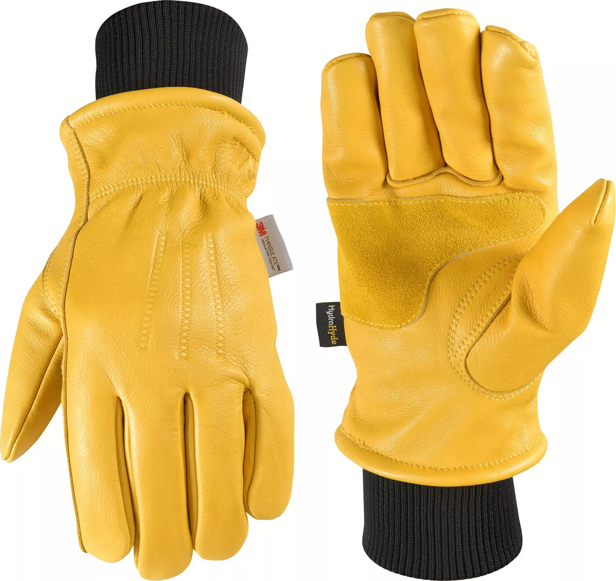 Wells Lamont Men's HydraHyde Leather Gloves, Large