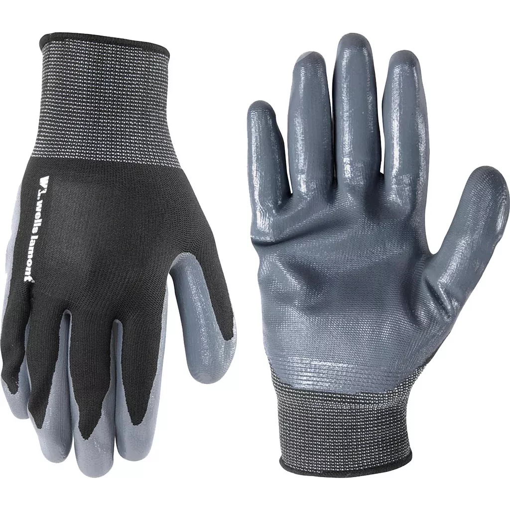 Wells Lamont Men's Nitrile Coated Glove, Medium