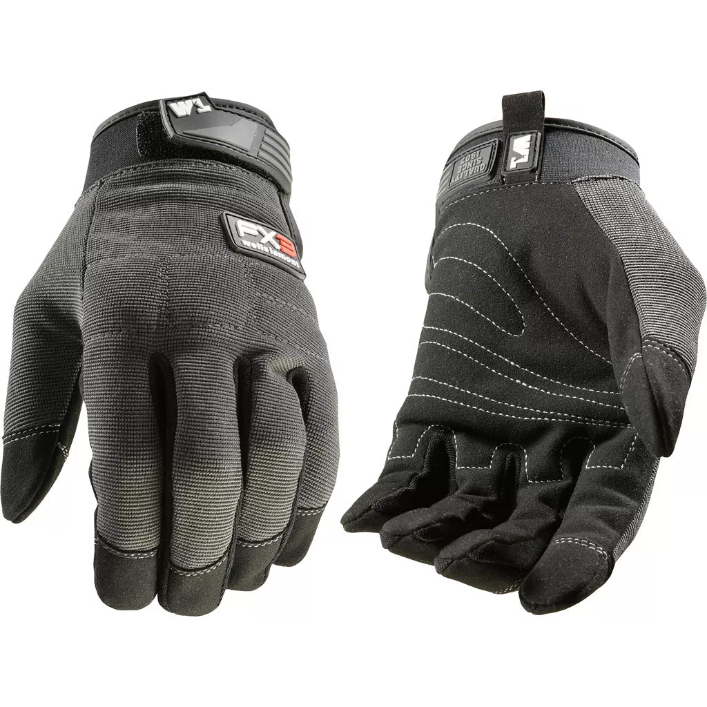 Wells Lamont Mens fx3 Adjustable Work Glove XL