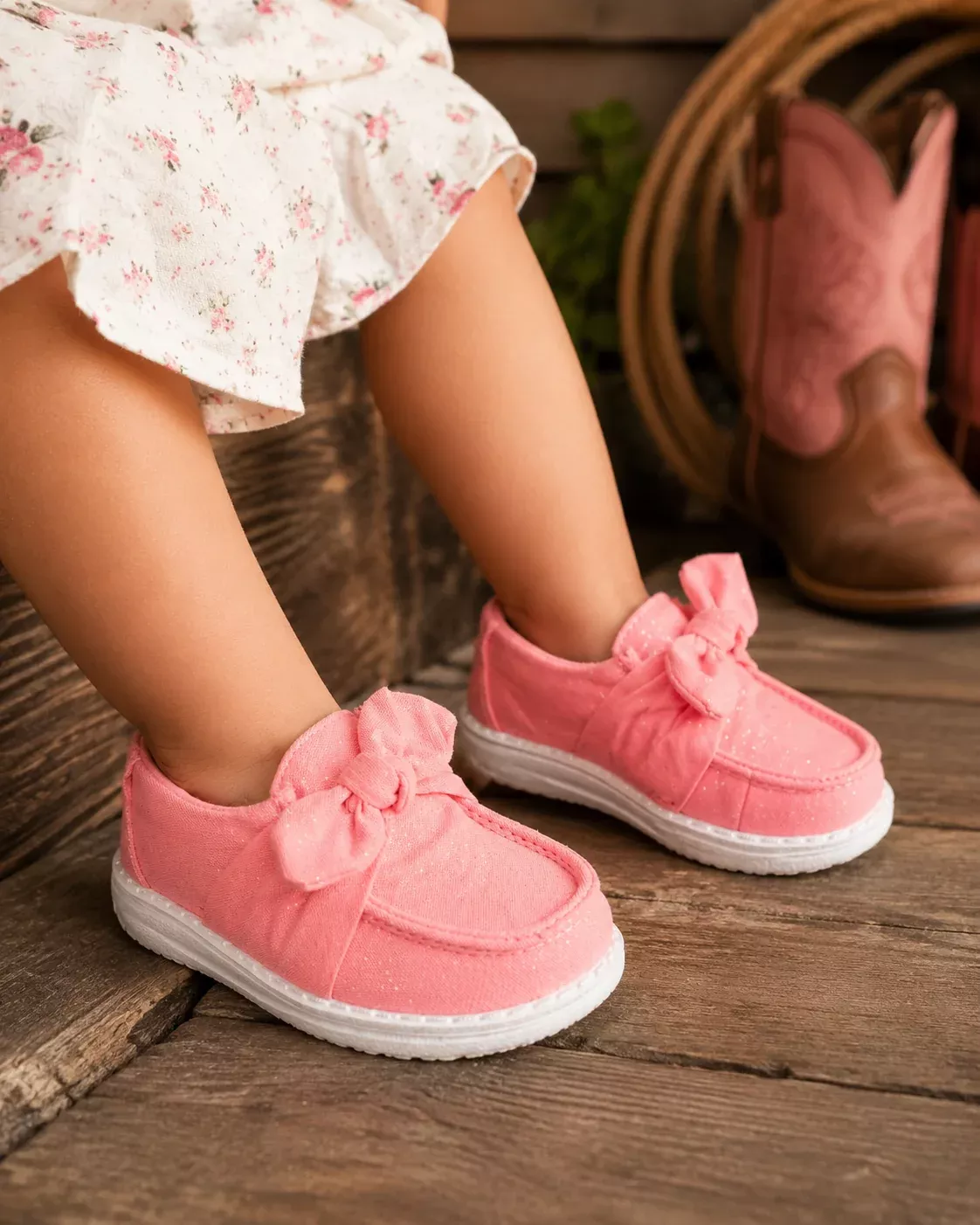 Wendy Toddler Bow Stardust Pink