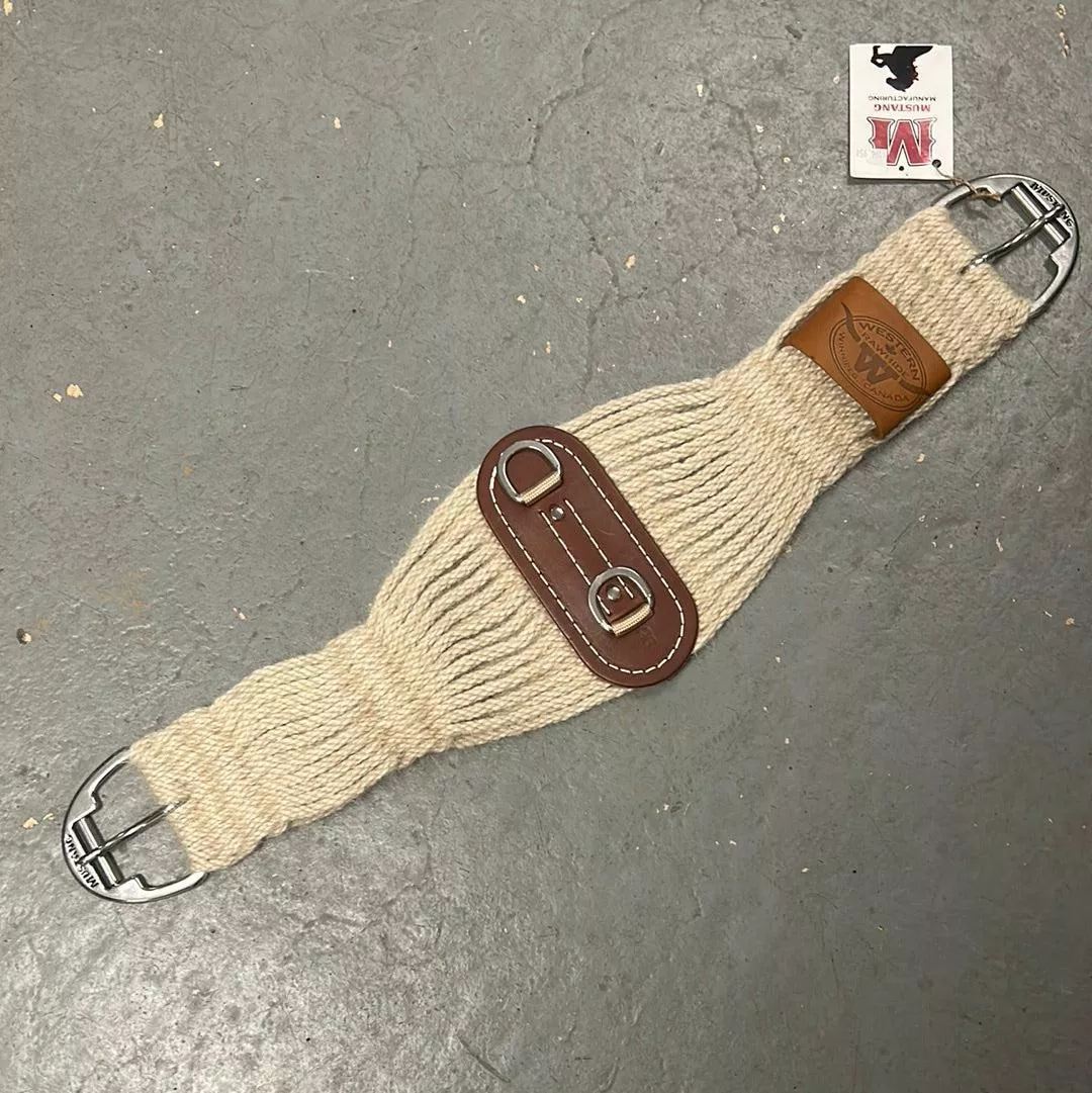 Western Rawhide 27 Strand Mohair Roper Cinch 28"