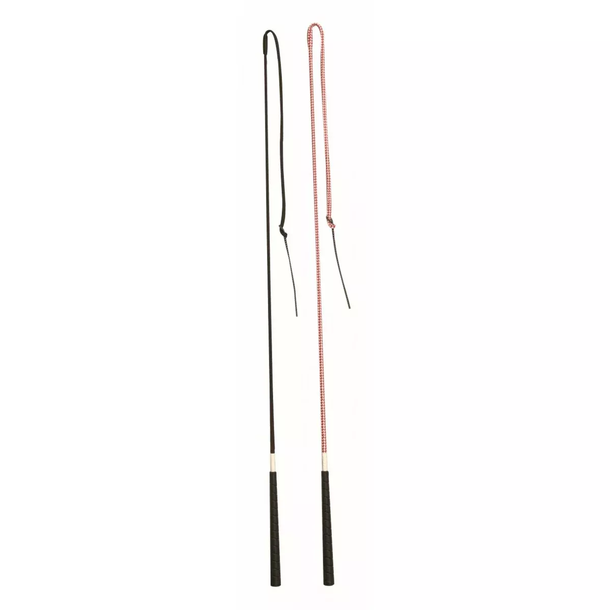 WESTERN RAWHIDE 54" STOCKYARD WHIP, 18" DROP BLACK