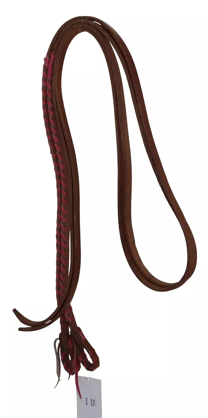 Western Reins Brown & Pink