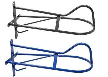 Western Style Saddle Rack Wall Mounted