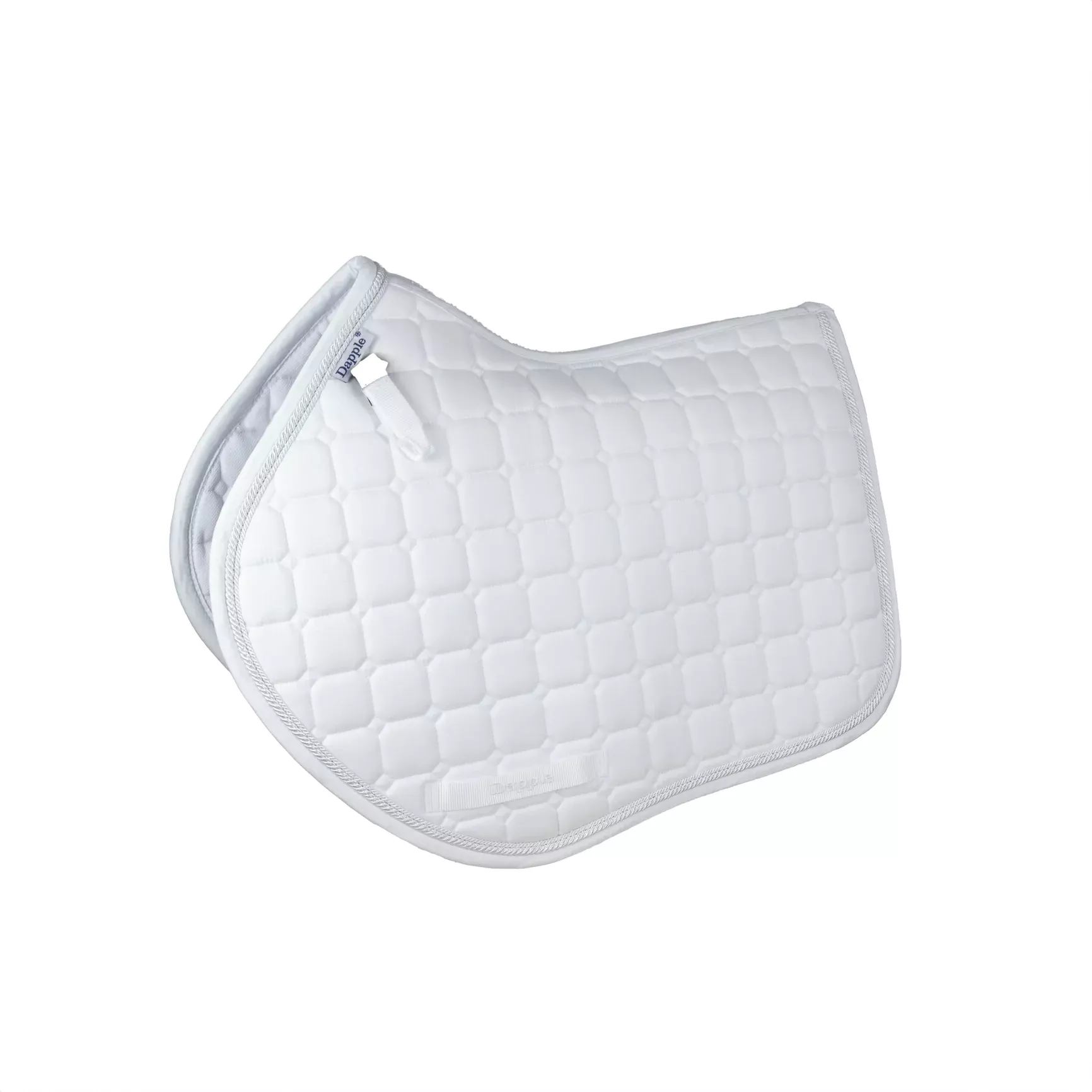 White Close Contact Saddle Pad – No Logo