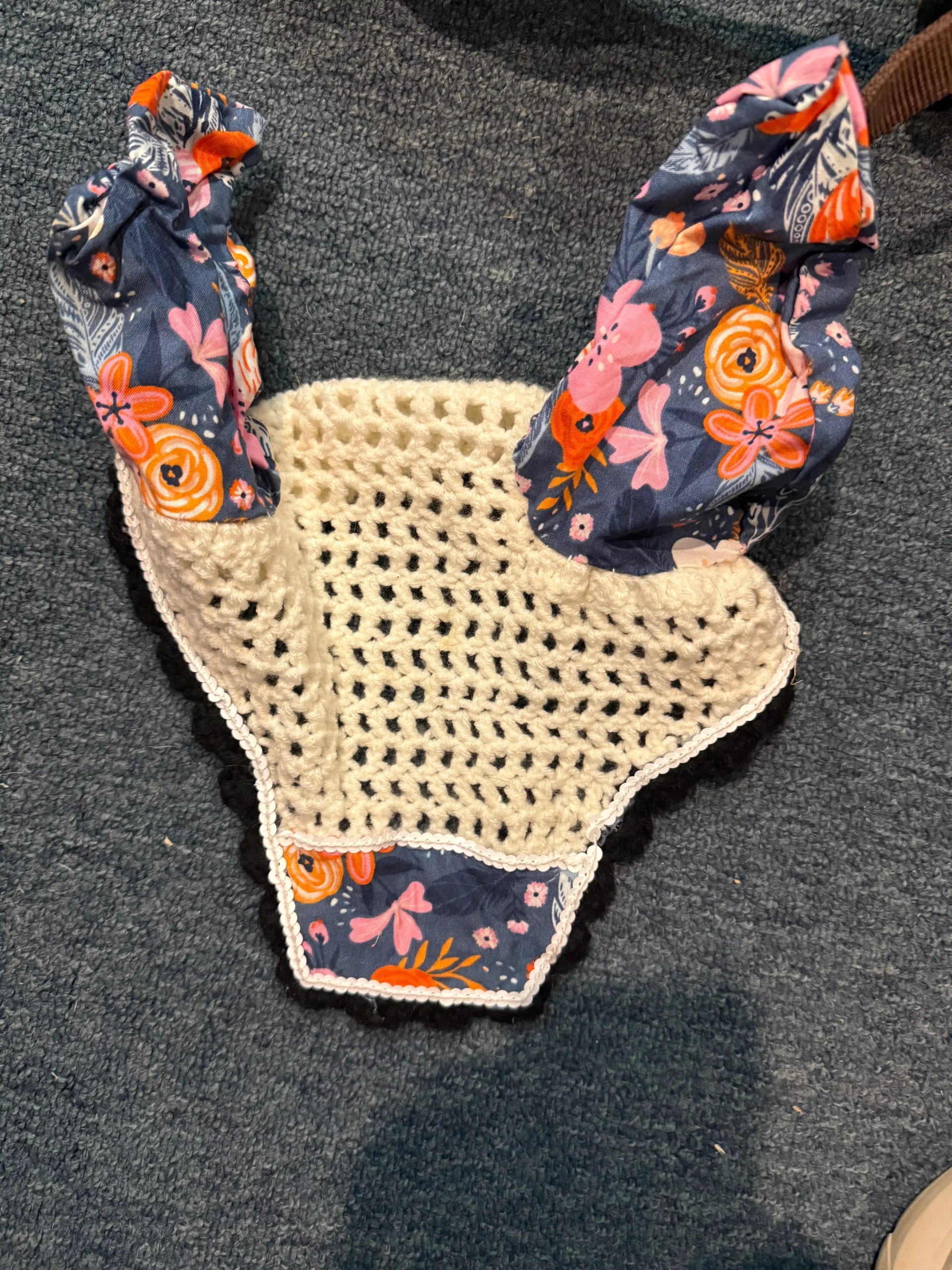White Flower Fly Bonnet