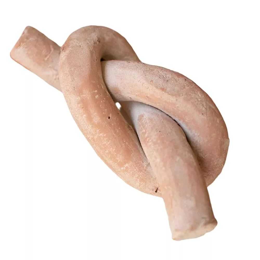 Whitewash Clay Knot - FINAL SALE