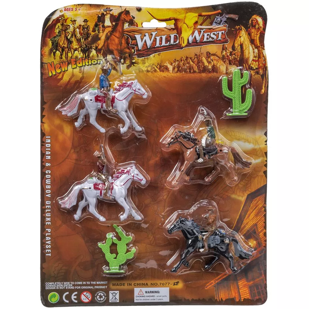 Wild West Cowboys and Horses