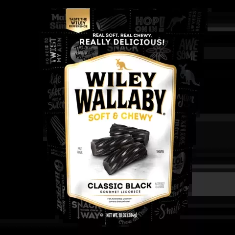 Wiley Wallaby Black Licorice