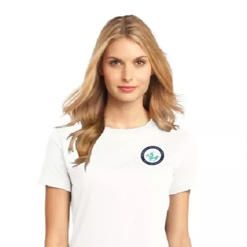 WIPN Ladies Tee-Print Logo's Fr and Back