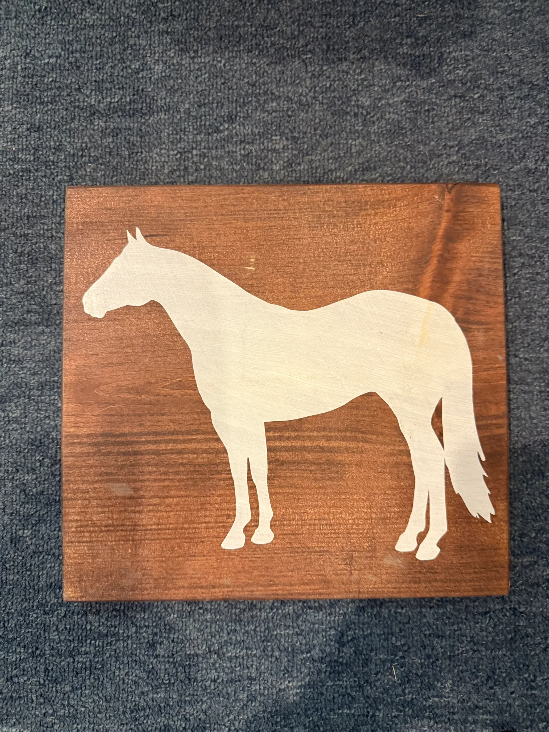 Wood Horse hangin