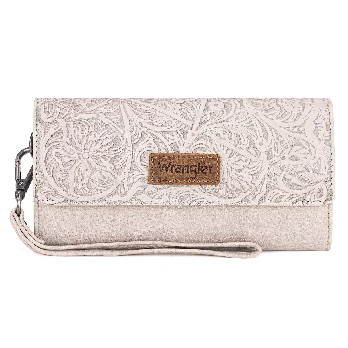 Wrangler Beige Tooled Wallet
