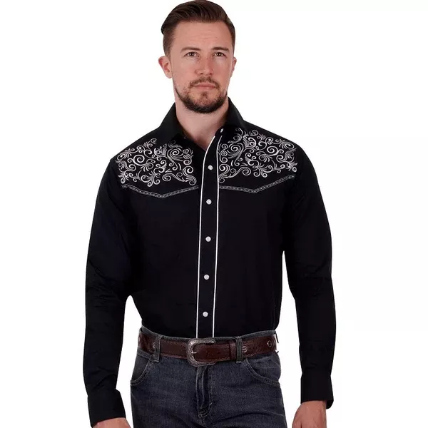 Wrangler Men's Shirt | Campbell | Black