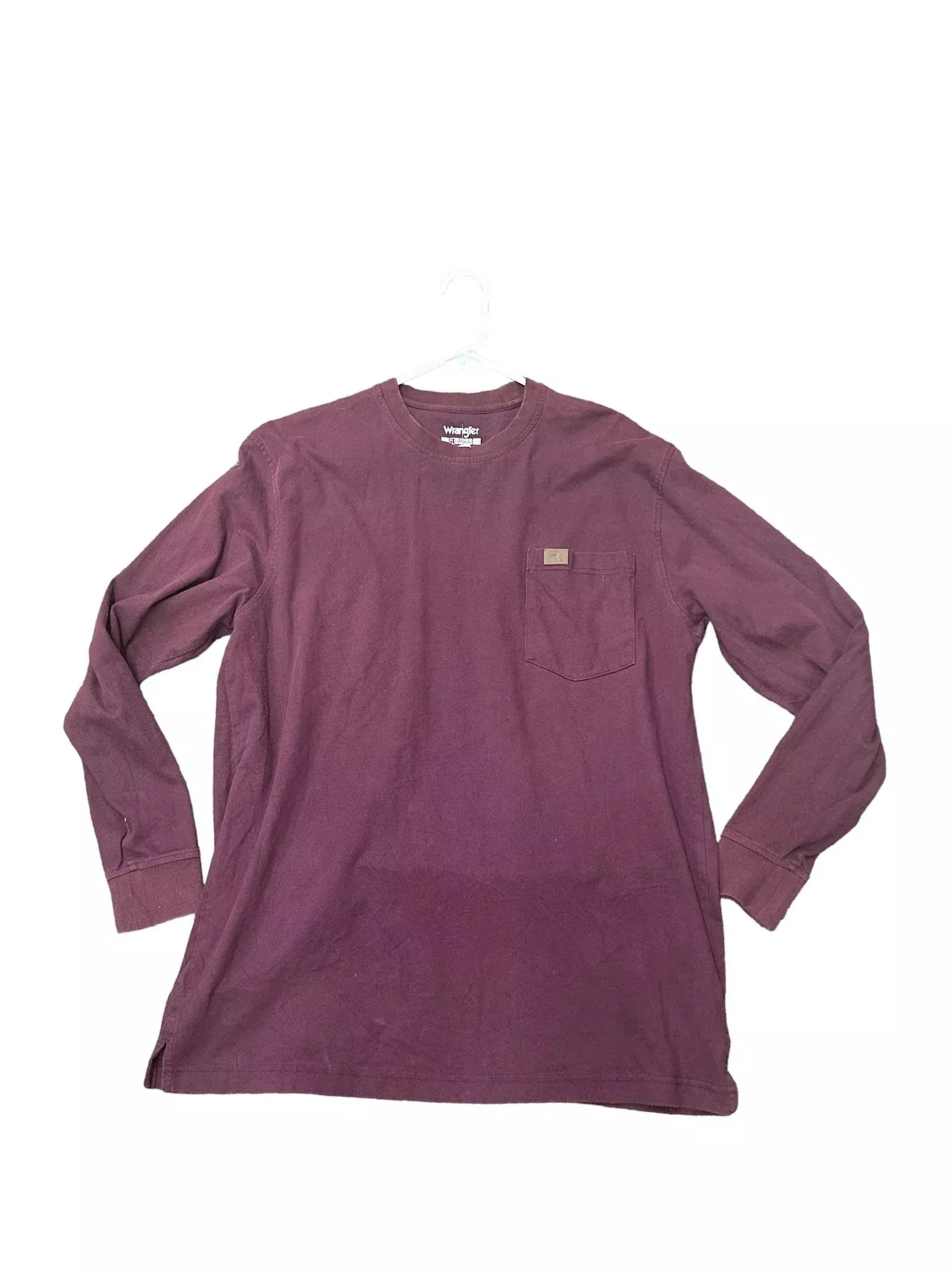 Wrangler Shirt - Burgundy - Men's L