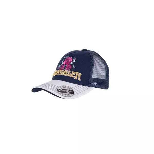 Wrangler Trucker Cap | Mila | Navy / Grey Marle