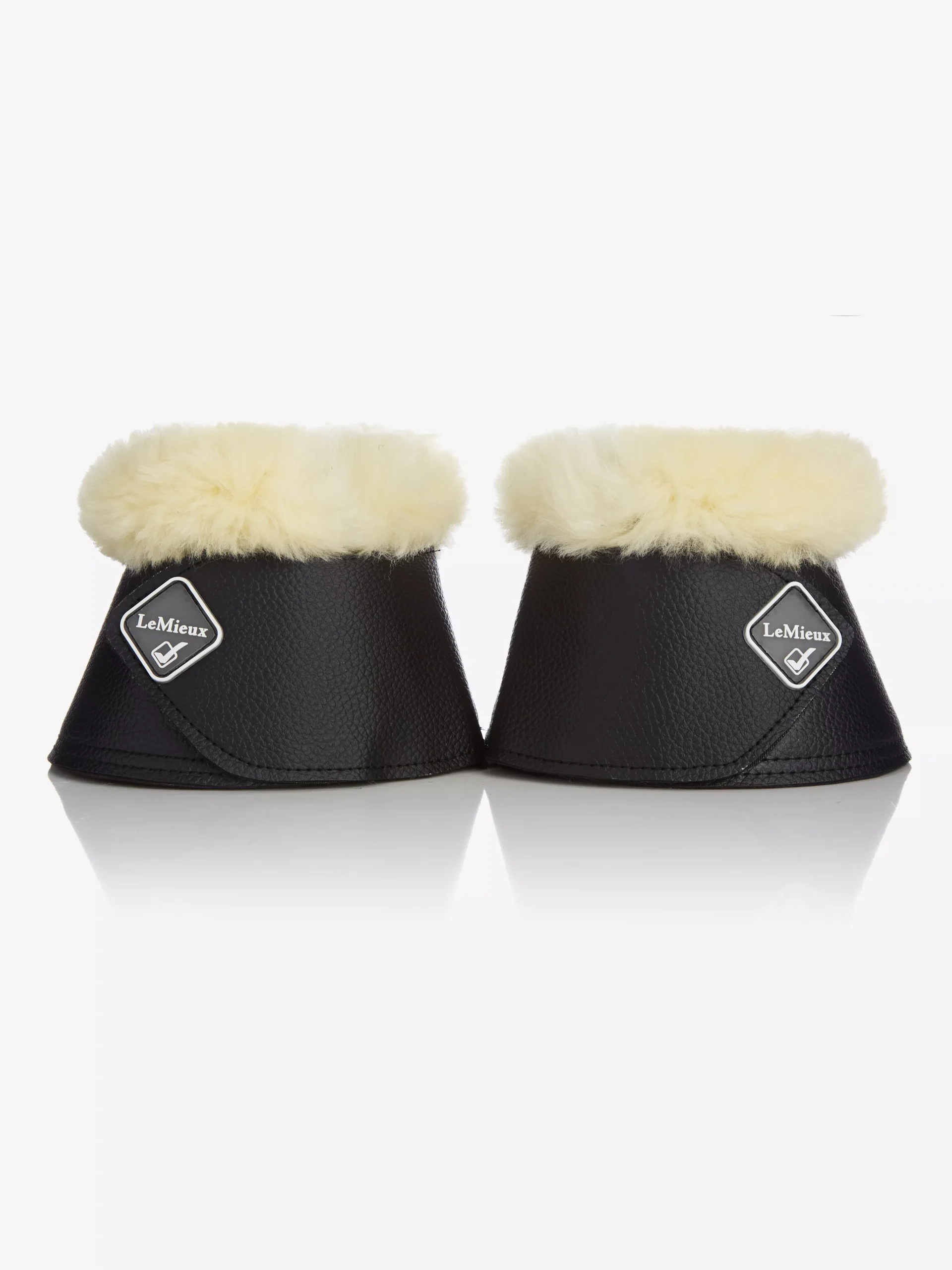 WrapRound Lambswool Over Reach Boots Black/Natural