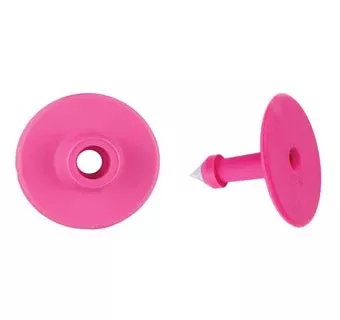 Y-Tex Blank Button Combo, Pink, 25 count