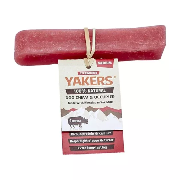 Yakers Dog Chew Strawberry