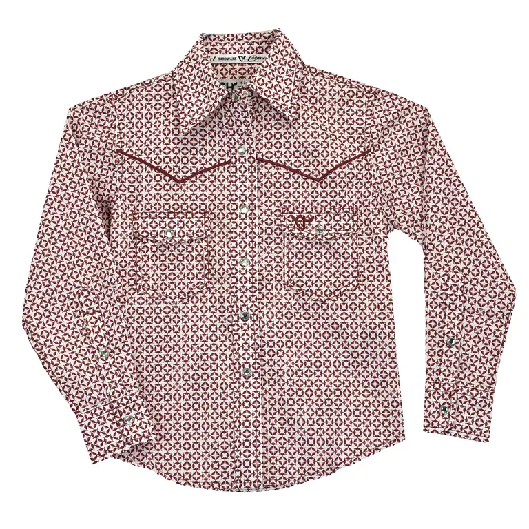 Youth Cowboy Hardware Circle Star Western Shirt
